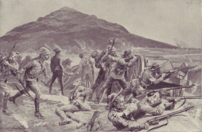An illustration of the fighting in September 1901.